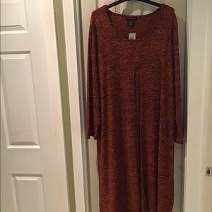 WOMENS ATTACHED SWEATER DRESS SZ 22/24